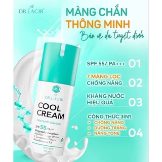 kem chống nắng coolcrem drlacir