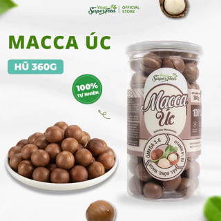 Hạt Macca Úc Ngũ Cốc Dinh Dưỡng Cho Bà Bầu Ăn Kiêng Giảm Cân Dinh Dưỡng Thơm Ngon Đồ Khui Your Superfood (Hộp 360g)