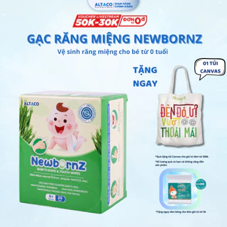 Gạc răng miệng, rơ lưỡi NewbornZ cho bé giúp làm sạch và bảo vệ răng miệng