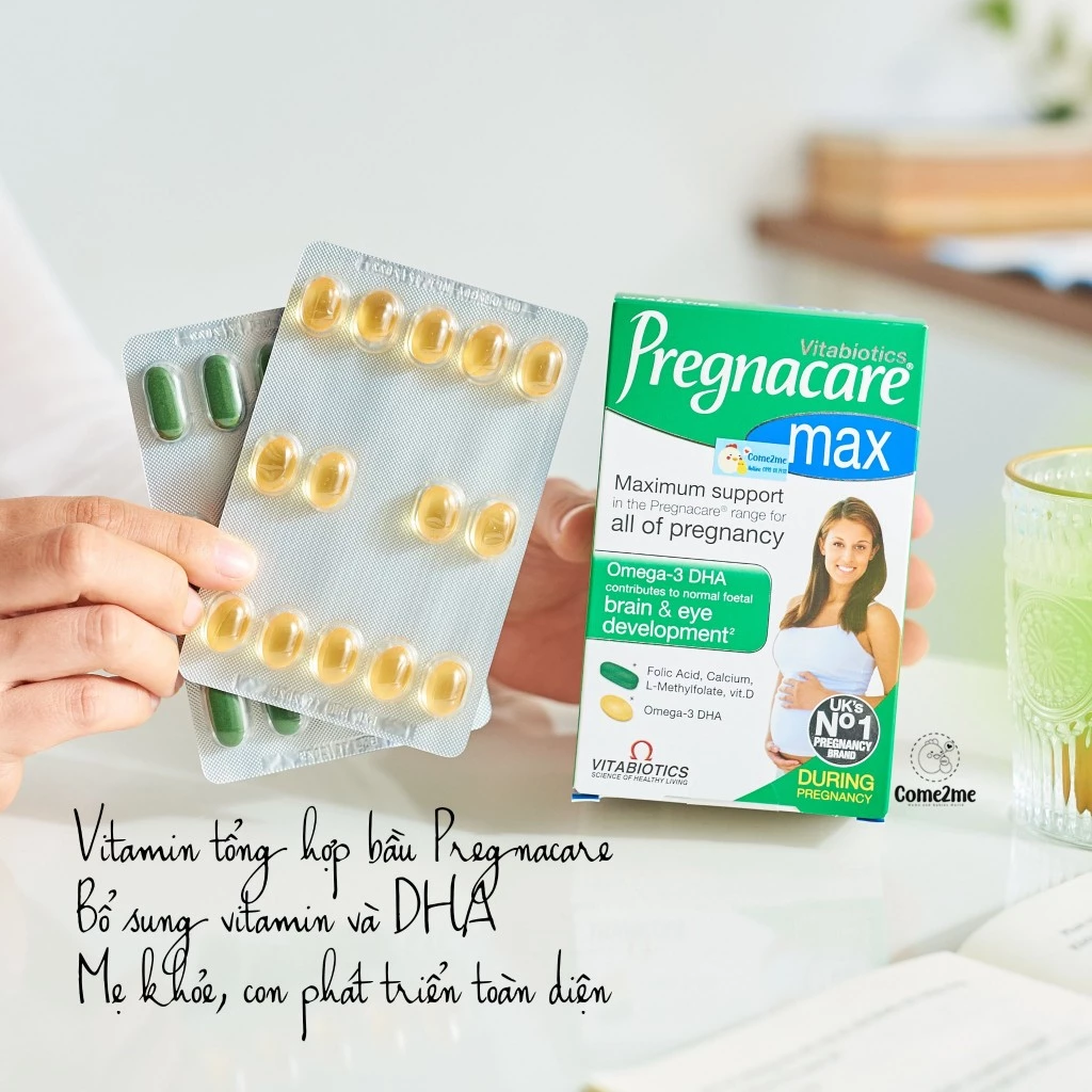 Vitamin Bà Bầu Pregnacare Max 84 Viên