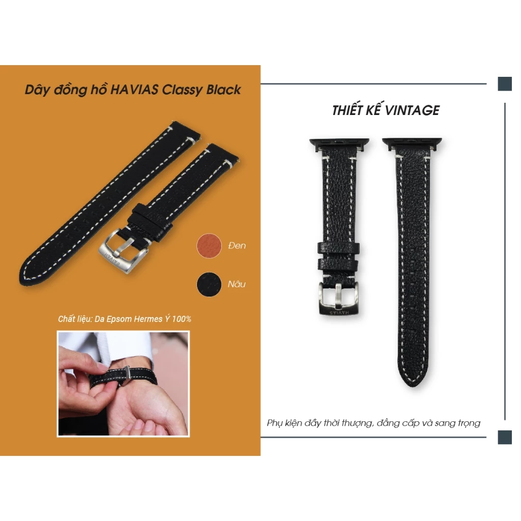 Dây đồng hồ HAVIAS Classy