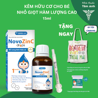 Kẽm hữu cơ NovozinC hỗ trợ ăn ngon, tăng sức đề kháng cho bé từ 1 tháng tuổi