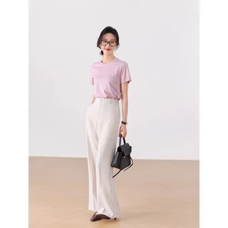 Áo thun 100% Cotton Classy Made In Việt Nam Cổ tròn NHIỀU MÀU,  Sang Mịn thoáng khí thấm hút mồ hôi