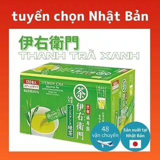 Iyemon Japanese Green Tea Sticks 120 Bags - Directly from Japan