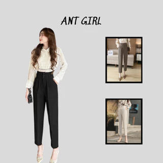 Quần tây nữ Ant Girl lưng cao đi học làm công sở 3 nút cài _FG024