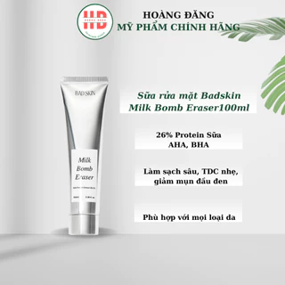 (#badskin) Sữa rửa mặt Protein Sữa Bad Skin 100ml