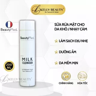 Sữa Rửa Mặt Cho Da Khô, Nhạy Cảm BeautyMed Milk Cleanser | Kelly Beauty