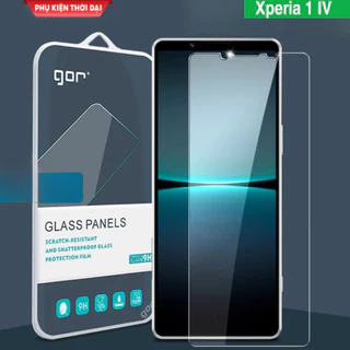 Cường lực Gor Sony Xperia 1 IV trơn mượt trong suốt 9H / 2.5D hạn chế bám bẩn