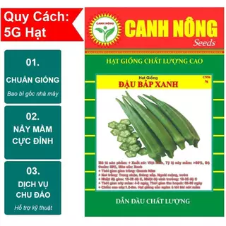 [BÁN SỈ] Hạt Giống Đậu Bắp Xanh Cao Sản - Hạt Giống Canh Nông