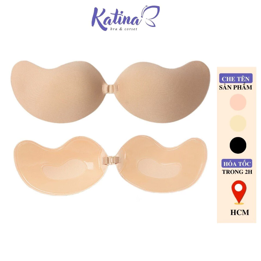 KTA64 Áo Bra Dán KATINA BRA Silicon Cài Trước Siêu Dính Nâng Ngực Tạo Khe Dễ Dùng Dễ Điều Chỉnh Tiện Lợi