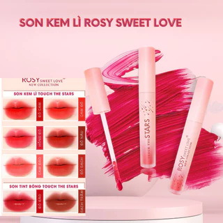 Son thỏi sáp ROSY SWEETLOVE hàng chính hãng, không chì, siêu lì, mềm môi,<màu Cam Đào>