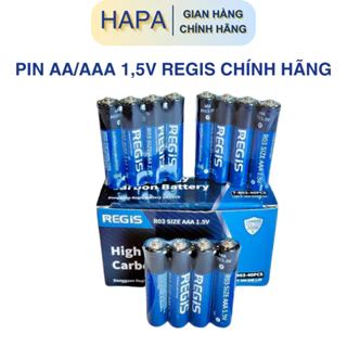 Pin AA/AAA 1.5V Regis Hàng Chính Hãng Dung Lượng Cao Dùng Cho Micro, Chuột Máy Tính, Loa Bluetooth