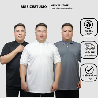 Áo polo trơn kiểu mới dành cho người béo có size lên đến 120kg - BIGSIZESTUDIO BIGSIZENAM