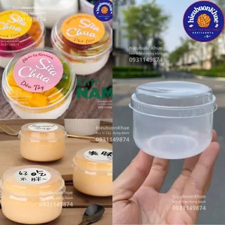 100 Cốc Nhựa Đựng Sữa Chua, Caramen, Pudding, Flan - Nướng Hoặc Hấp Trực Tiếp [GD2001]