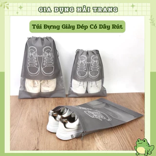 Túi Đựng Giày Dép - Túi Vải Bảo Quản Giày Dép Có Dây Rút Chống Bẩn Size 36 x 27cm [ Khogiadung.ht01 ]