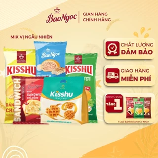 [Mix 5-15 Vị] Bánh Mix Bảo Ngọc Ngẫu Nhiên Đủ Vị Bánh Mì Tươi, Bông Lan, Sandwich, Burger Dinh Dưỡng (Không Chọn Vị)