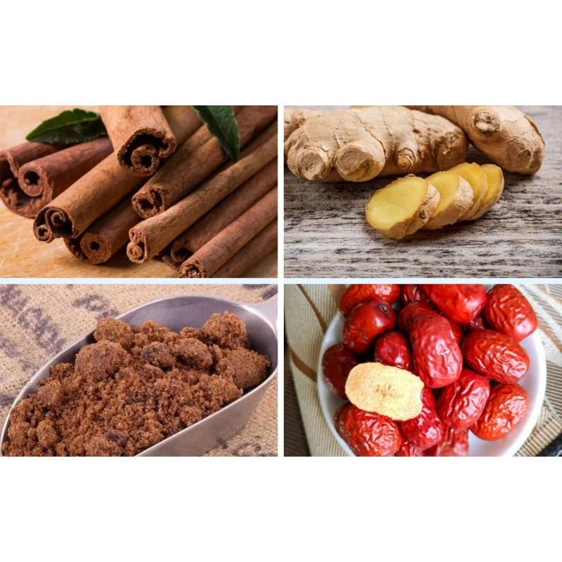 TRÀ GỪNG QUẾ TÁO ĐỎ ĐƯỜNG NÂU HÀN QUỐC - Nước gừng quế truyền thống đúng chuẩn người Hàn