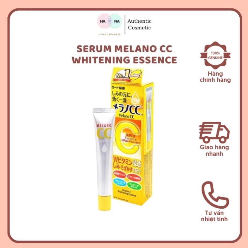 Serum trắng da mờ thâm Melano CC 20ml