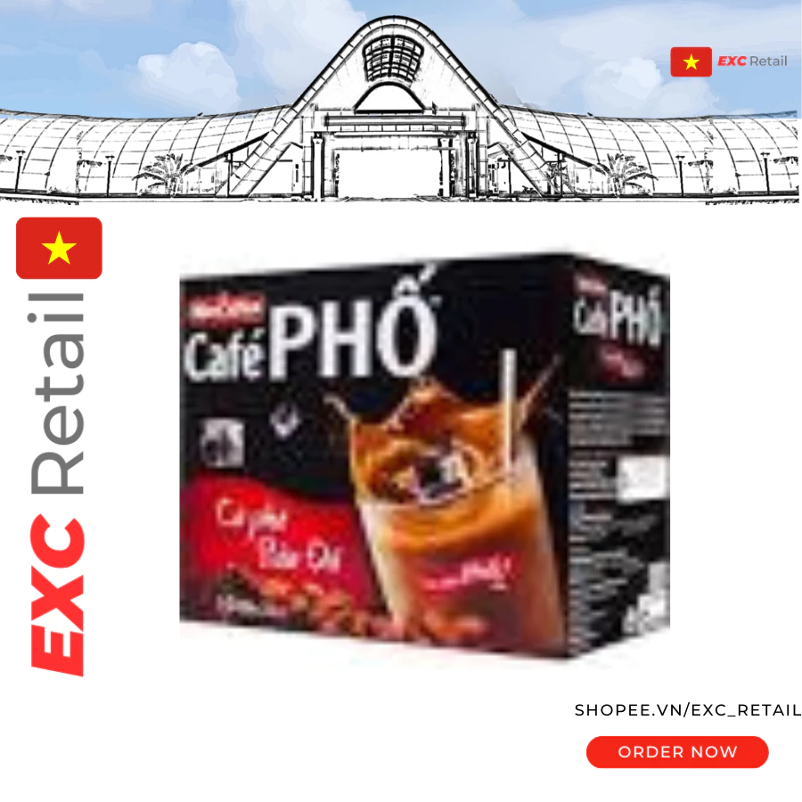 Cà phê Phố Sữa Đá Miền Nam - Hộp 10 gói x 24gr