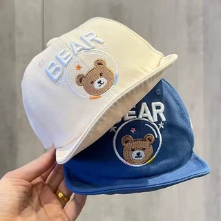 Mũ lưỡi trai cho bé trai bé gái hình gấu bear xinh xắn dễ thương mẫu mới nhiều màu 6-24 tháng MB10