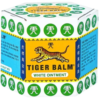 Tiger Balm Dầu Cù Là Con Cọp Trắng TIGER BALM WHITE 19.4g Nhập Khẩu Chính Hãng Từ Singapore