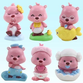 Set 6 mô hình nhân vật LOOPY siêu cute M1 - 2024