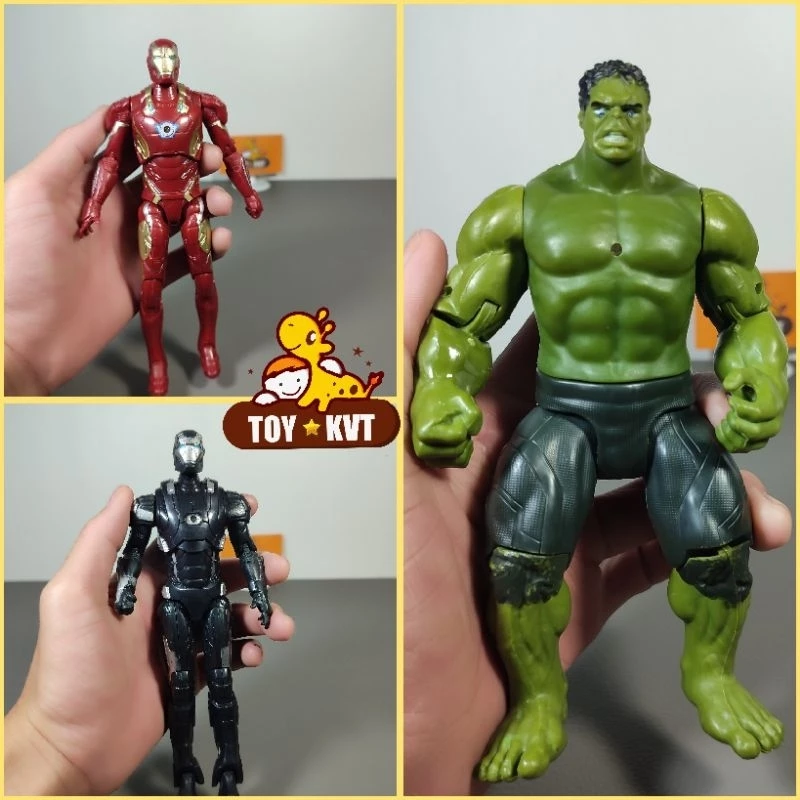 Mô Hình Siêu Anh Hùng Marvel Hulk Iron Man