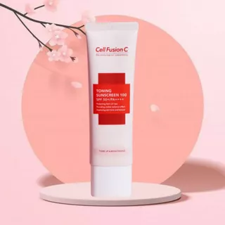 Kem chống nắng làm sáng da Cell Fusion C Toning Sunscreen SPF50 +++ 50ml (Hồng) . . . .