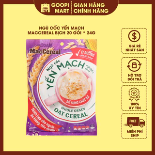 Ngũ Cốc Yến Mạch MacCereal Dành Cho Người Ăn Kiêng - Bịch 20 Gói x 24g