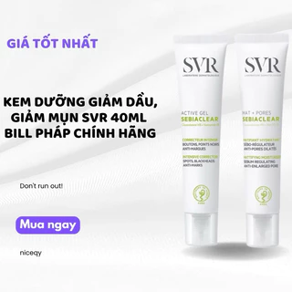 Kem dưỡng giảm dầu, giảm mụn SVR Mat + Pores , SVR Active Cream SEBIACLEAR 40ml BillPháp Date 2025