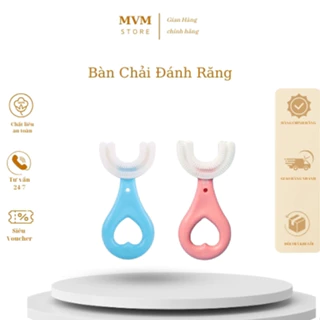 [Mã INBAU154 giảm 15K đơn 99K] Bàn Chải Đánh Răng Silicon Chữ U Cho Bé Nhỏ Gọn Tiện Lợi (MVM Store)