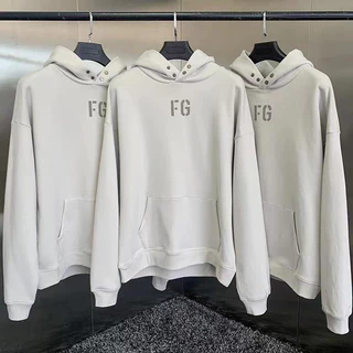 Áo hoodie Fog nỉ dày lót lông nhung hoạ tiết retro nam nữ Unisex