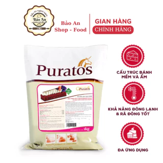 Bột trộn sẵn bánh Puratos làm bánh Red / Túi 1kg