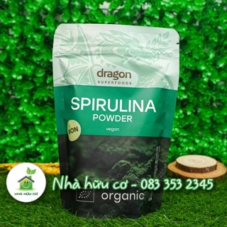 SIÊU THỰC PHẨM - Bột TẢO XOẮN SPIRULINA hữu cơ Dragon Superfood 200g/100g - Date: 2/2025 - Nhà hữu cơ