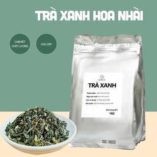 (Loại 1) Trà Xanh Hoa Nhài Chuẩn Vị Đài Loan, Túi 1Kg