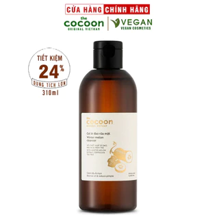 BIG SIZE Gel bí đao rửa mặt cocoon 310ml thuần chay Việt Nam