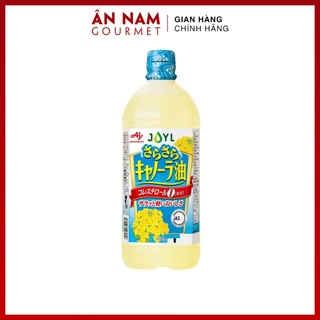 Dầu ăn hoa cải Ajinomoto 1 lít hàng nội địa Nhật Bản an toàn cho sức khỏe