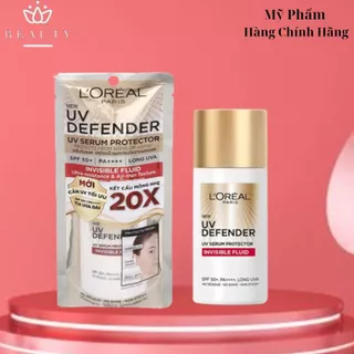 Kem Chống Nắng Loreal Paris UV Defender Serum Invisible Fluid Mỏng Nhẹ 50ml .