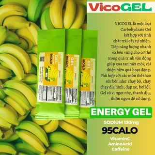 Combo Half Marathon - 3 Gel năng lượng Vicogel Banana S vị chuối