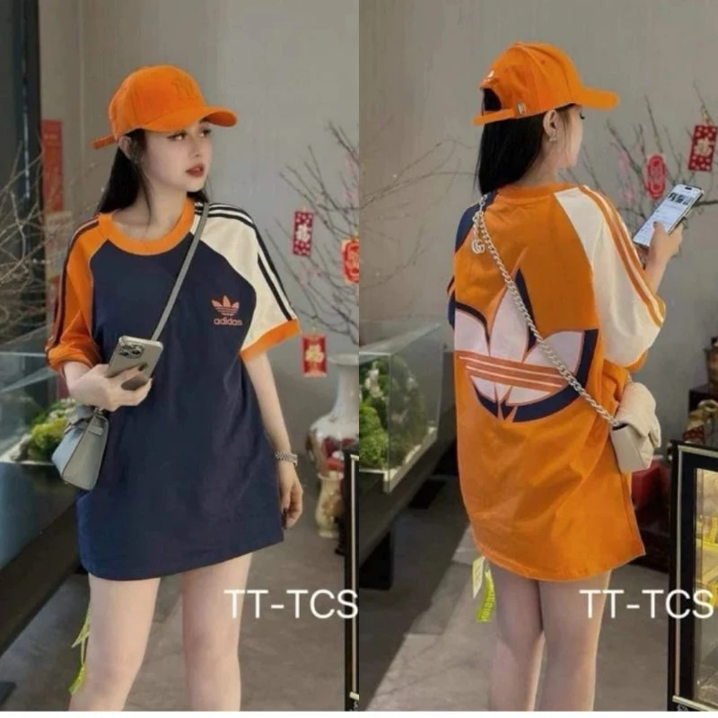 [ Rẻ Vô Địch ] Áo Thun Chất Cotton Khô 3158 Form Rộng Tay Lỡ --- Da.s Phối Vai Hai Màu