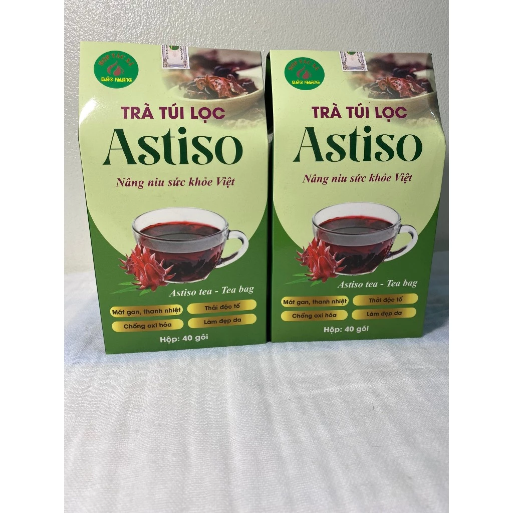 Combo 160 gói trà túi lọc actiso Bảo Khang, trà atiso, astiso, thanh lọc cơ thể, mát gan, đẹp da