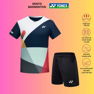 Áo Cầu Lông, Quần Cầu Lông, Bộ Cầu Lông YONEX Nam Nữ, Vải Thoáng Khí STT453