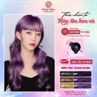 Thuốc nhuộm tóc, thuốc nhuộm màu TÍM HOA CÀ Molokai siêu dưỡng - Pretty Valley Hair