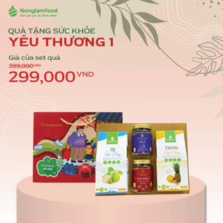 Set quà tặng sức khoẻ đặc sản nhiệt đới Nonglamfood | Quà tặng cao cấp cho người thân, đối tác