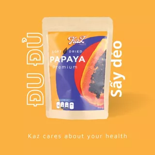 Đu Đủ Sấy Dẻo Kaz - Soft Dried Papaya