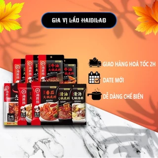 Gia Vị Lẩu Haidilao Vị Tê Cay - Cốt Lẩu Tứ Xuyên có Sẵn Nhiều vị Date Mới - Giao Ngay Trong 2H