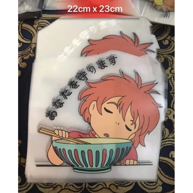 ( hình dán nhiệt tại nhà) sticker cậu bé dễ thương