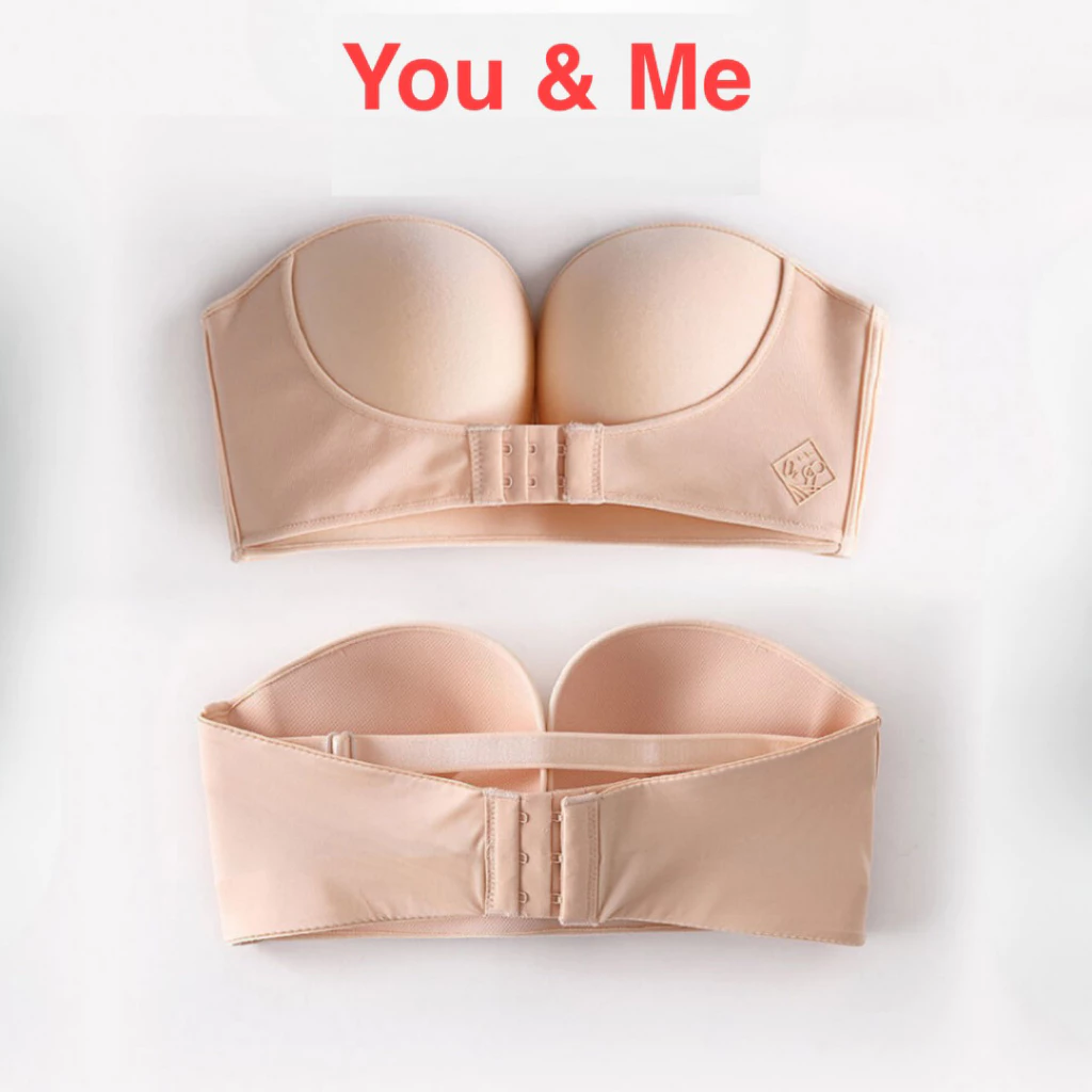 Áo Ngực Nữ Không Gọng Chống Tuột Cài Trước Nâng Ngực Tạo Khe Đẹp You&Me Bra - 336