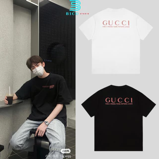 Áo Thun GUCCI , Áo Phông Nam Nữ GUCCI  Basic, Phông Tay Lỡ From Rộng Unisex Chất Liệu Cotton 100% thoáng mát BICO STUDIO