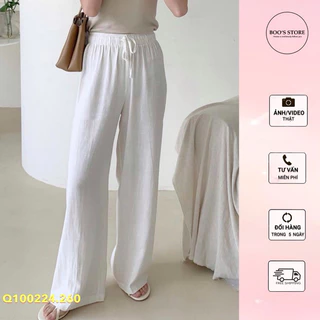 QUẦN SUÔNG ĐŨI ỐNG RỘNG FREE SIZE BOO'S STORE